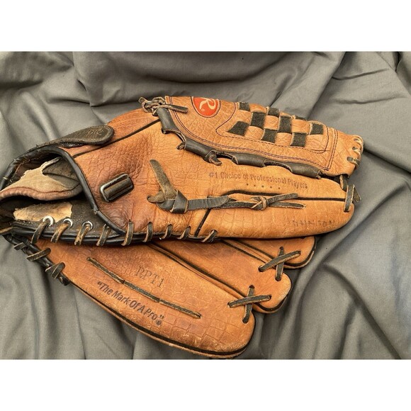 Rawlings RPT1 14" Baseball Glove US Steerhide Leather RPT Series Tan~Pre Owned - Picture 14 of 16